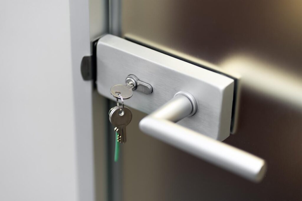 high security lock installation - door security, lock upgrade, reinforced locks, door hardware, lock installation