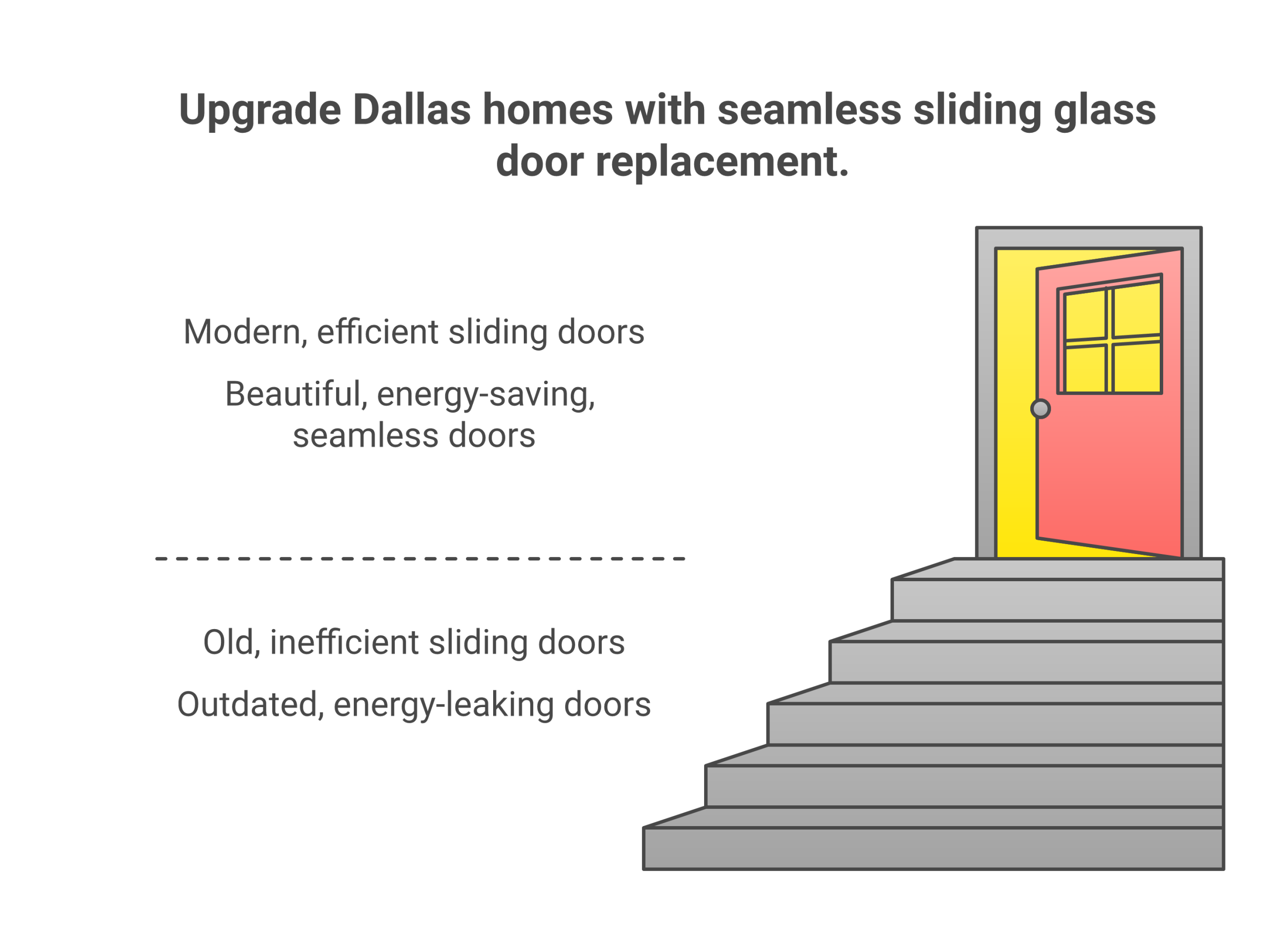 Infographic: sliding glass door replacement in dallas tx